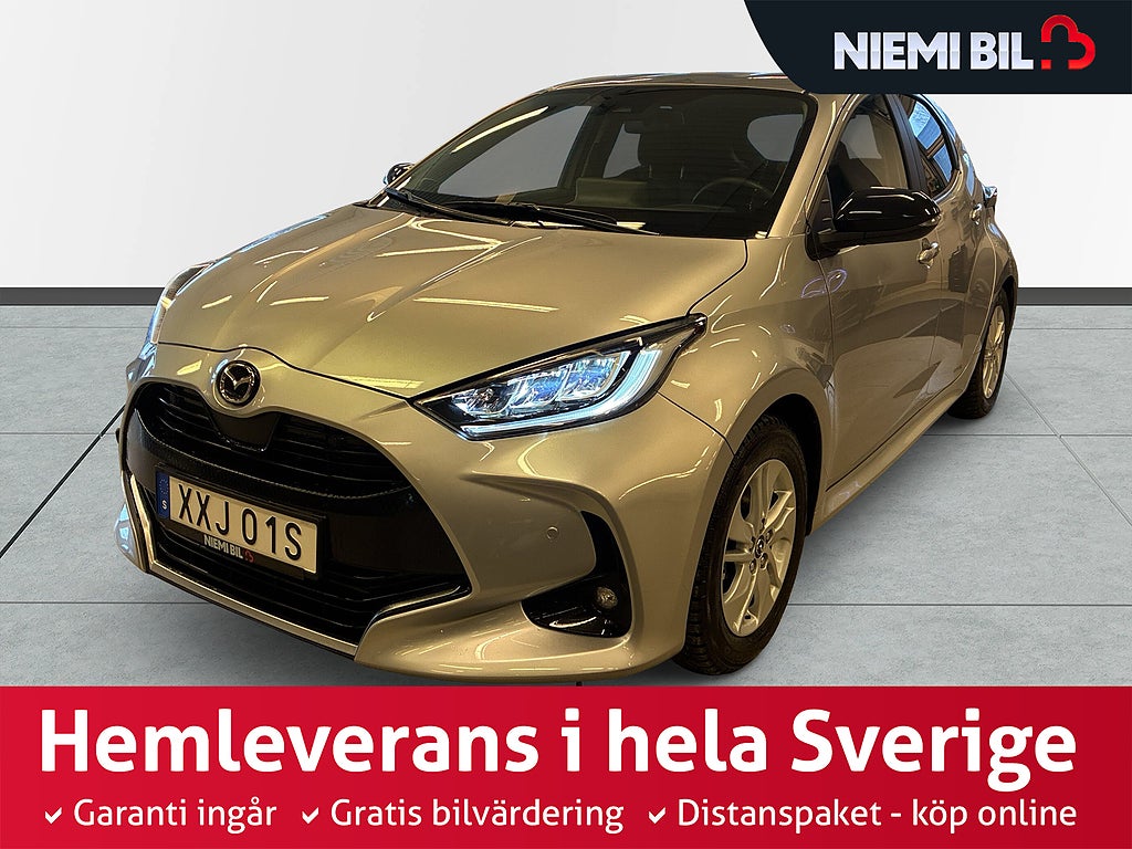 Mazda 2 Hybrid Kamera/MoK-Värmare/SoV-Däck/AdaptivFarthållare