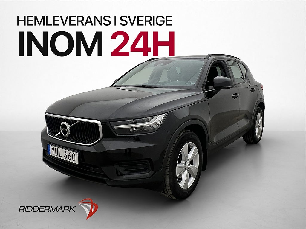 Volvo XC40 D3 Kinetic VOC Värmare Drag Sensorer CarPlay Fart