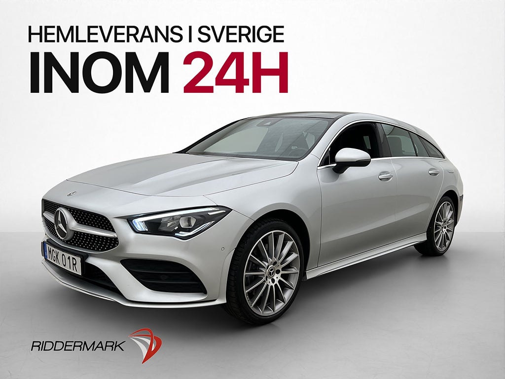 Mercedes-Benz CLA250 e SB AMG Pano Wide Värmare Kamera Drag