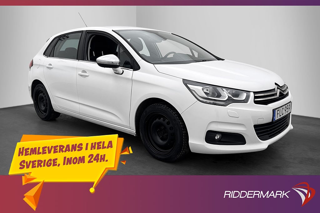 Citroën C4 BlueHDi 120hk Sensorer Farthållare 0.36 l/mil