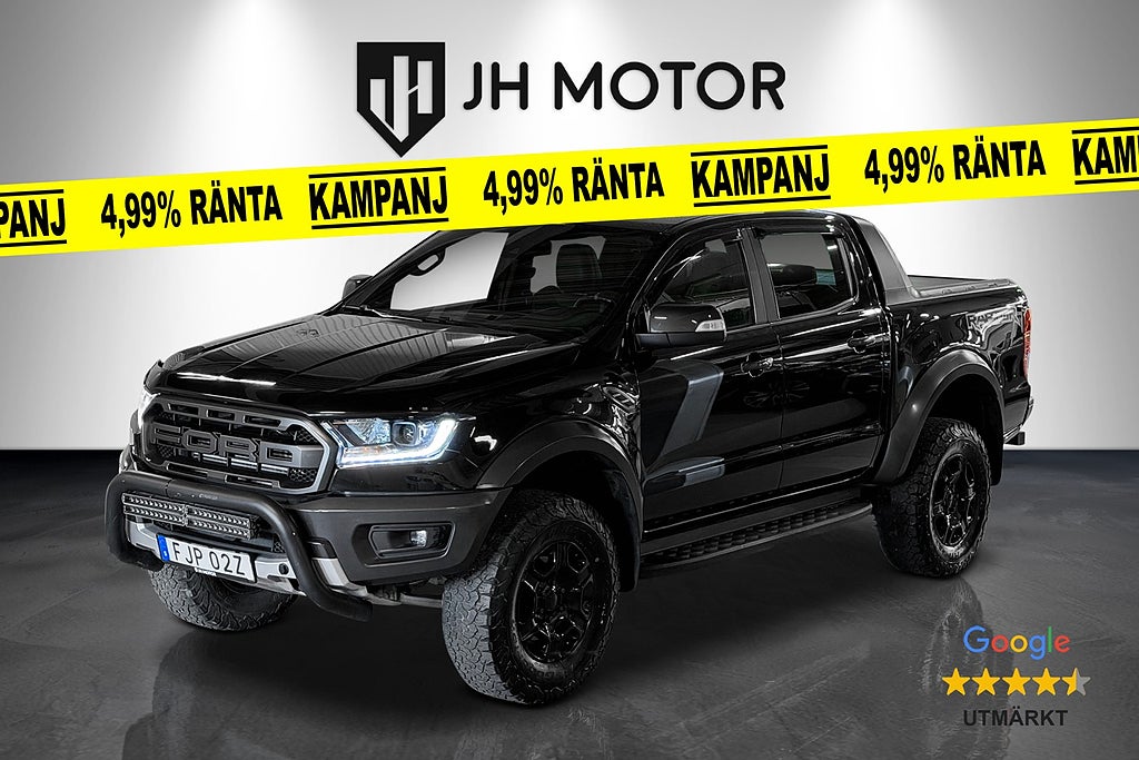 Ford ranger Raptor 2,0 TDCi 213hk MOMS/DVÄRMARE/Kamera/Diff