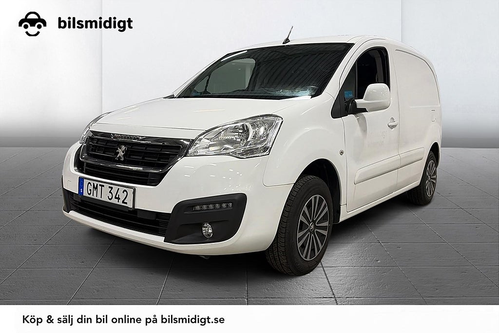 Peugeot Partner Electric 22.5 kWh 3-sits P-sens Pekskärm 67hk