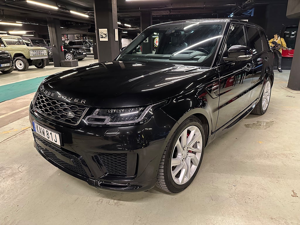Land Rover Range Rover Sport P400e HSE Dynamic, Panorama, Nyservad, Svensksåld