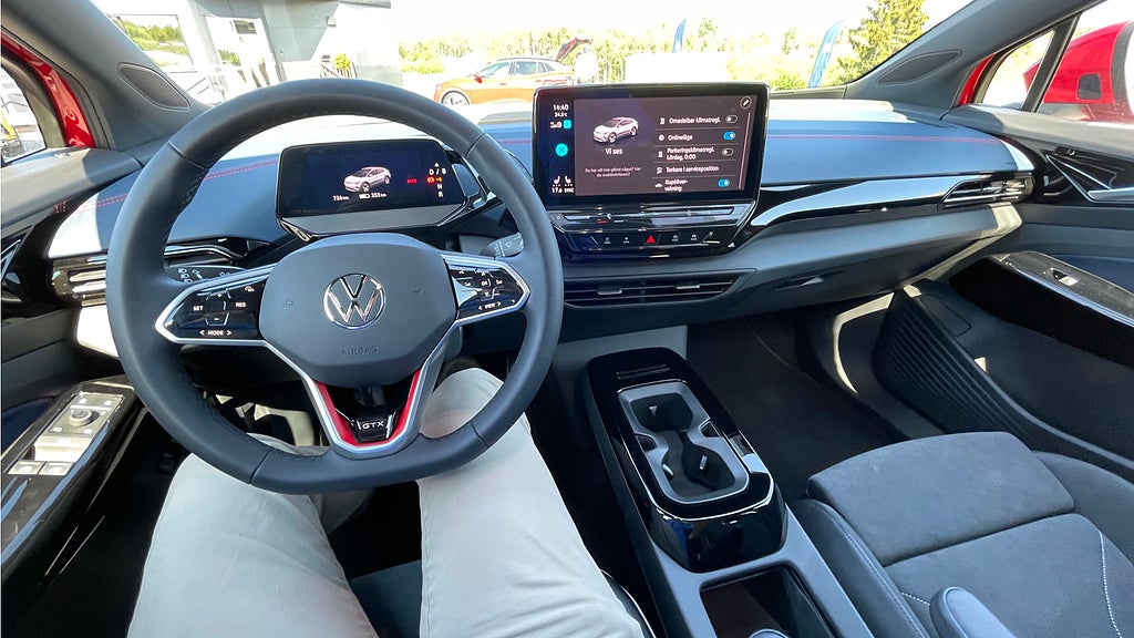 Framsätet på Volkswagen ID.4 GTX