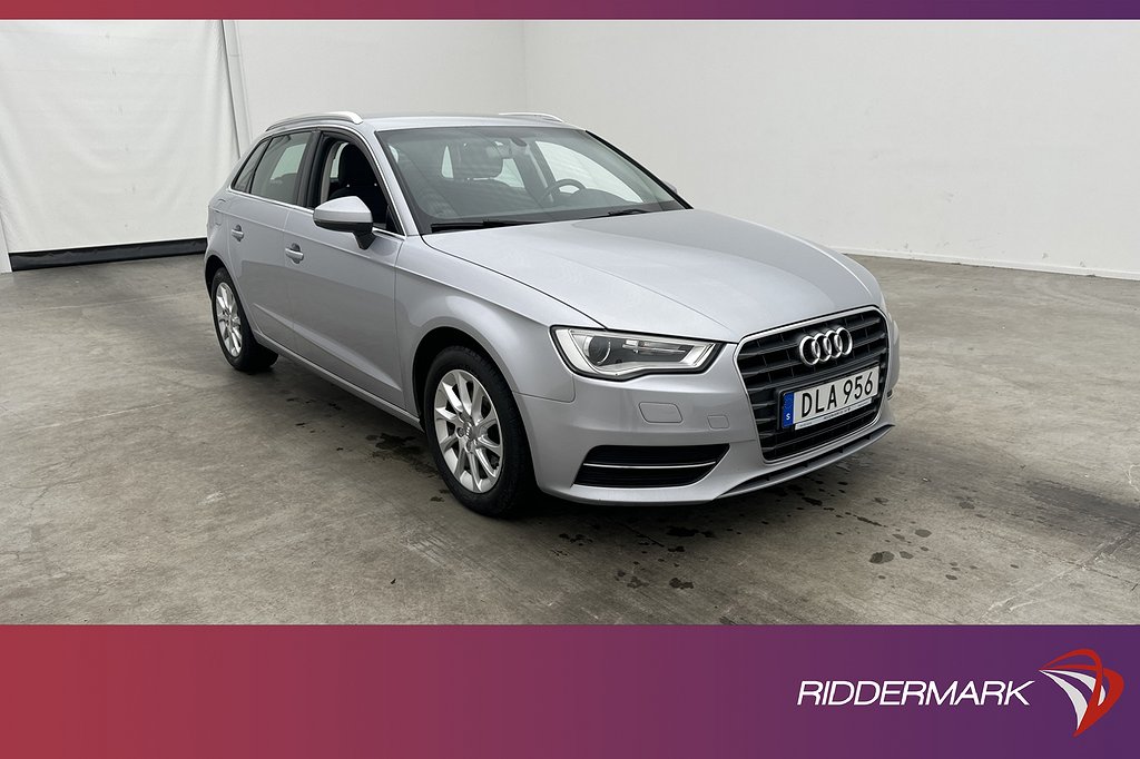 Audi A3 1.2 TFSI 110hk Sensorer Farthållare 0,43l/Mil