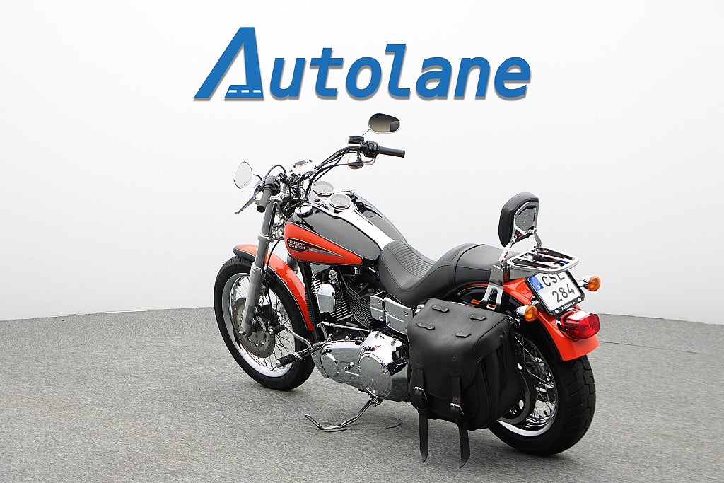 Harley-Davidson Low Rider *Vance&Hines sissybar pakethållare sidoväska