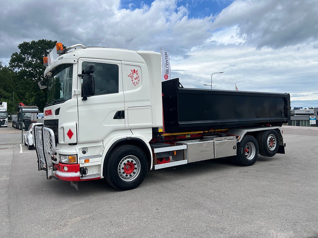Scania R500 V8 6x2*4 Manuell Växellåda, Lastväxlare inkl flak