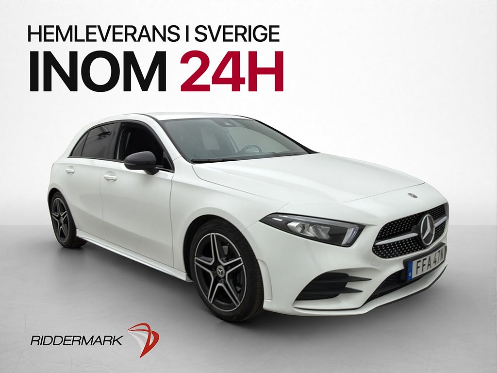 Mercedes-Benz A 180 136hk AMG B-Kamera Skinn/Alcantara