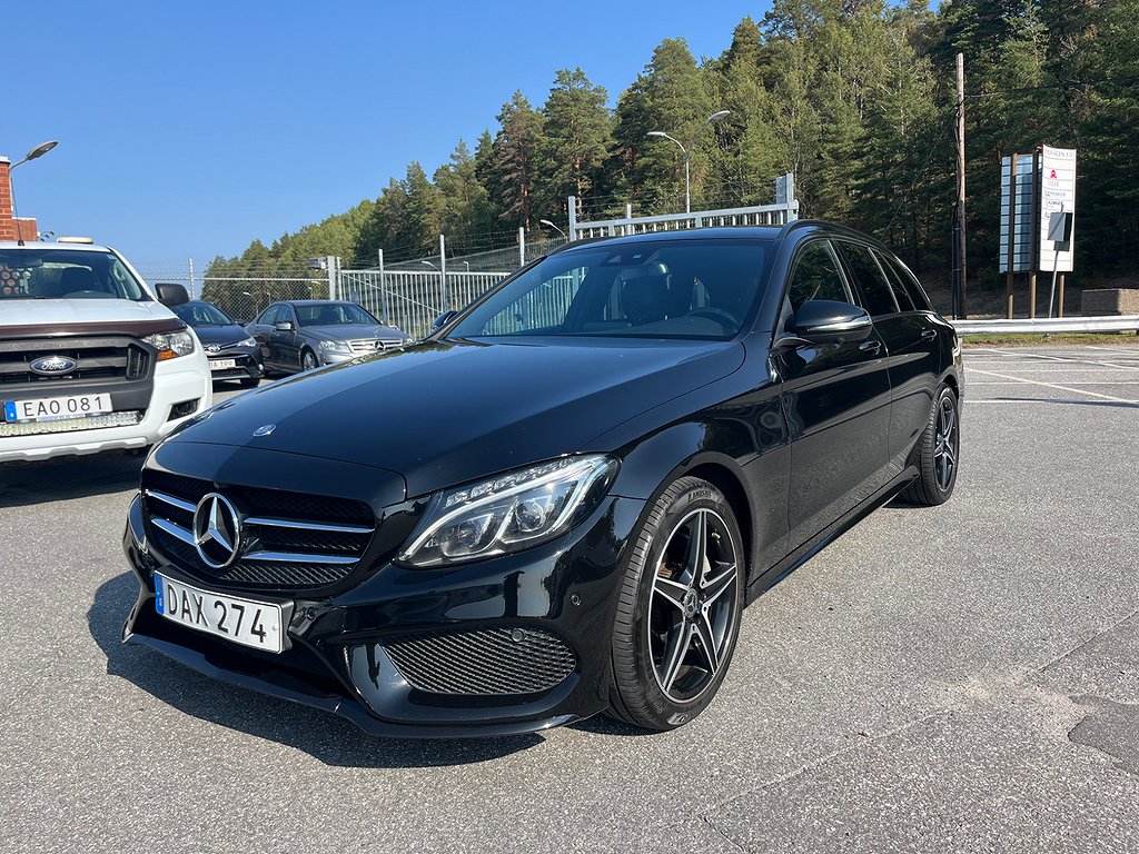 Mercedes-Benz C 220 T d 170hk AMG Drag 360 Kamera Burmeister