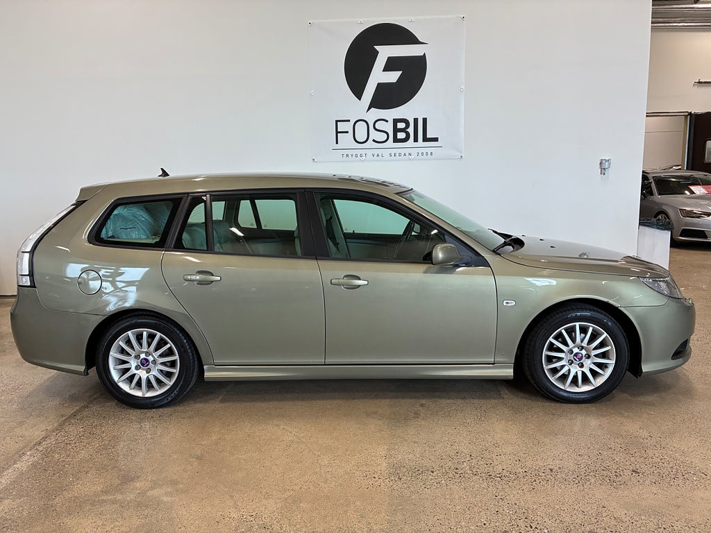 SAAB 9-3 SPORTCOMBI 1.8T 150 ch 4X2 BVM BIOPOWER ETHANOL LINEAR - PRÉCHAUFFAGE - ATTELAGE - 176200 km