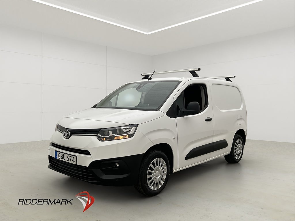 Toyota Proace City Värmare Drag Kamera Takräcke CARPLAY 3sit