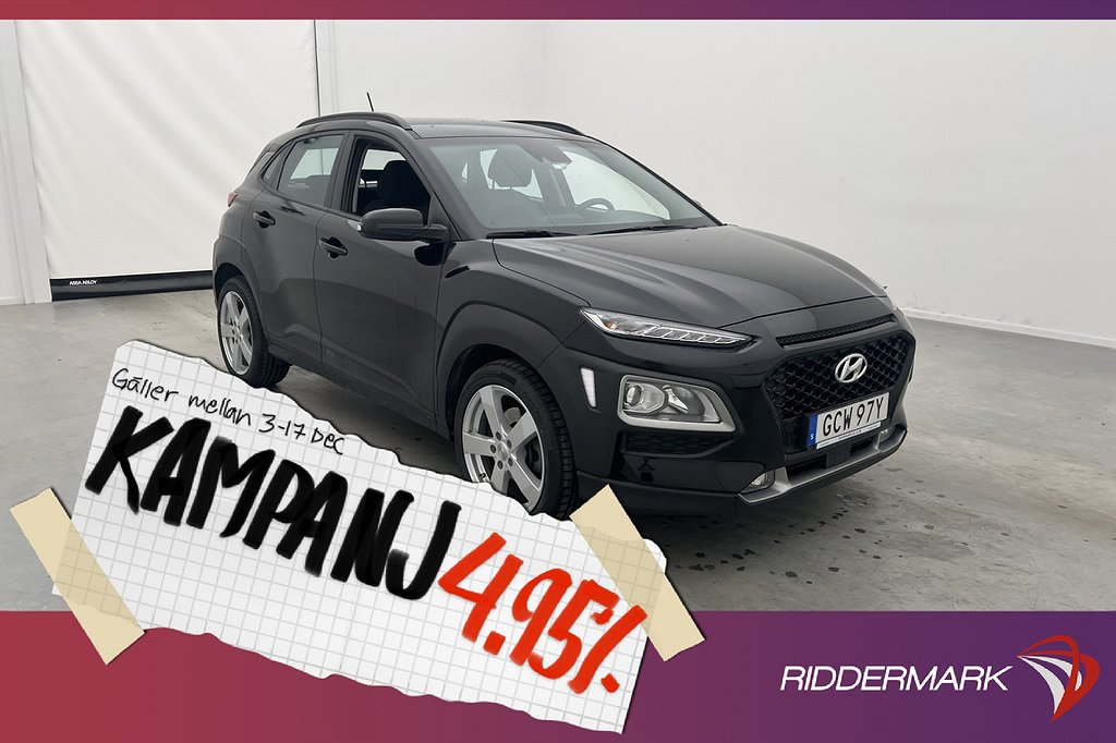 Hyundai Kona T-GDI AWD 177hk Trend Kamera 4,95% Ränta