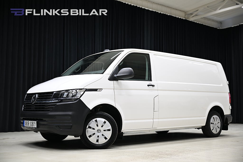 Volkswagen Transporter 2.0 TDI 110HK Lång|Inredd|Drag|Värmare|Uppvärmt-skåp
