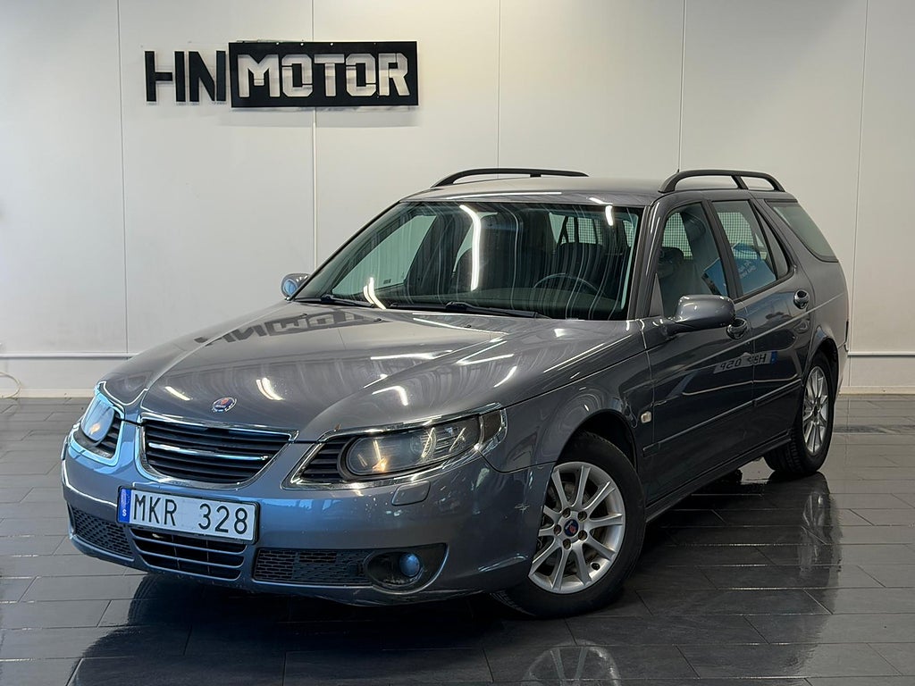 Saab 9-5 SportCombi 2.0t BioPower Automat |NyServ|DRAG|LågMil|