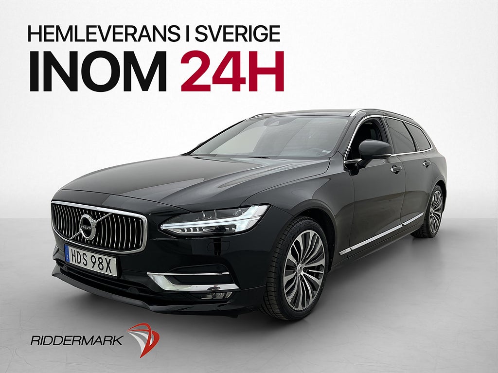 Volvo V90 D3 AWD Inscription Värm VOC BLIS Kamera Navi Drag