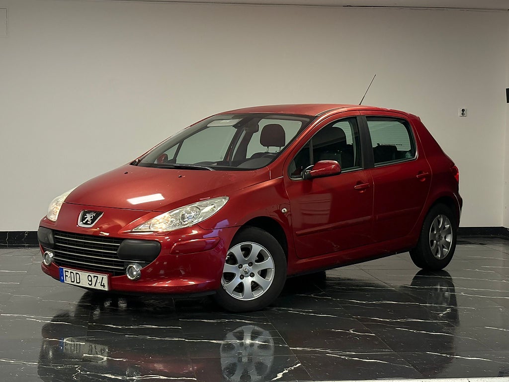 Peugeot 307 5-dörrar 1.6 Lågmil 109Hk