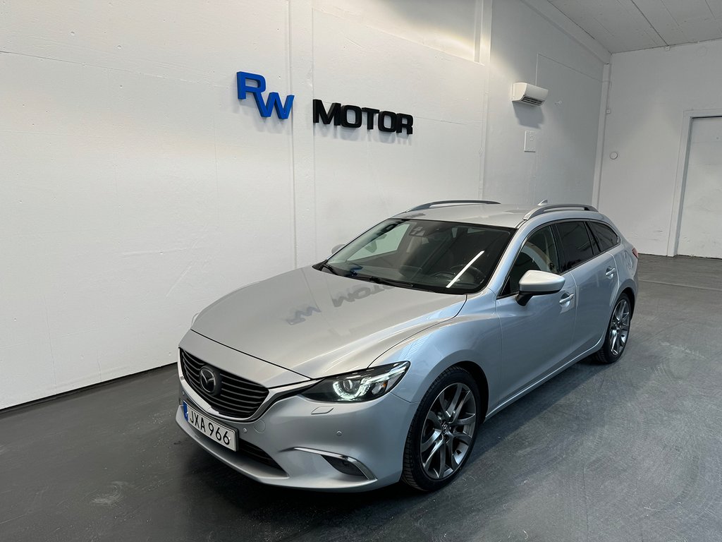 Mazda 6 Wagon 2.2 175hk AWD Optimum HUD B-kamera Navi BOSE