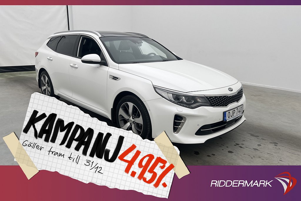 Kia Optima SW 1.7 141hk GT-Line Pano H/K Kamera 4,95% Ränta