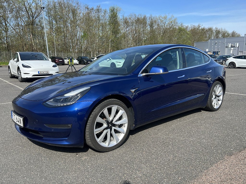 Tesla Model 3 Long Range AWD, v-hjul 5,74% teslagaranti