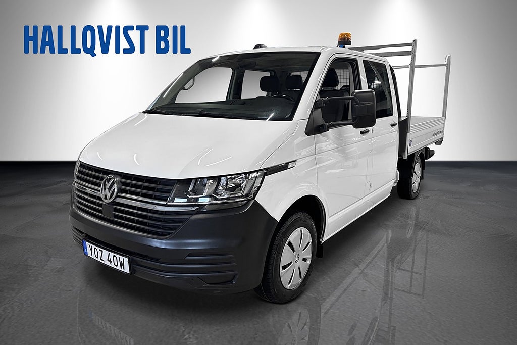 Volkswagen Transporter Chassi Dubbelhytt T30 2.0 TDI 110Hk Värmare MOMS