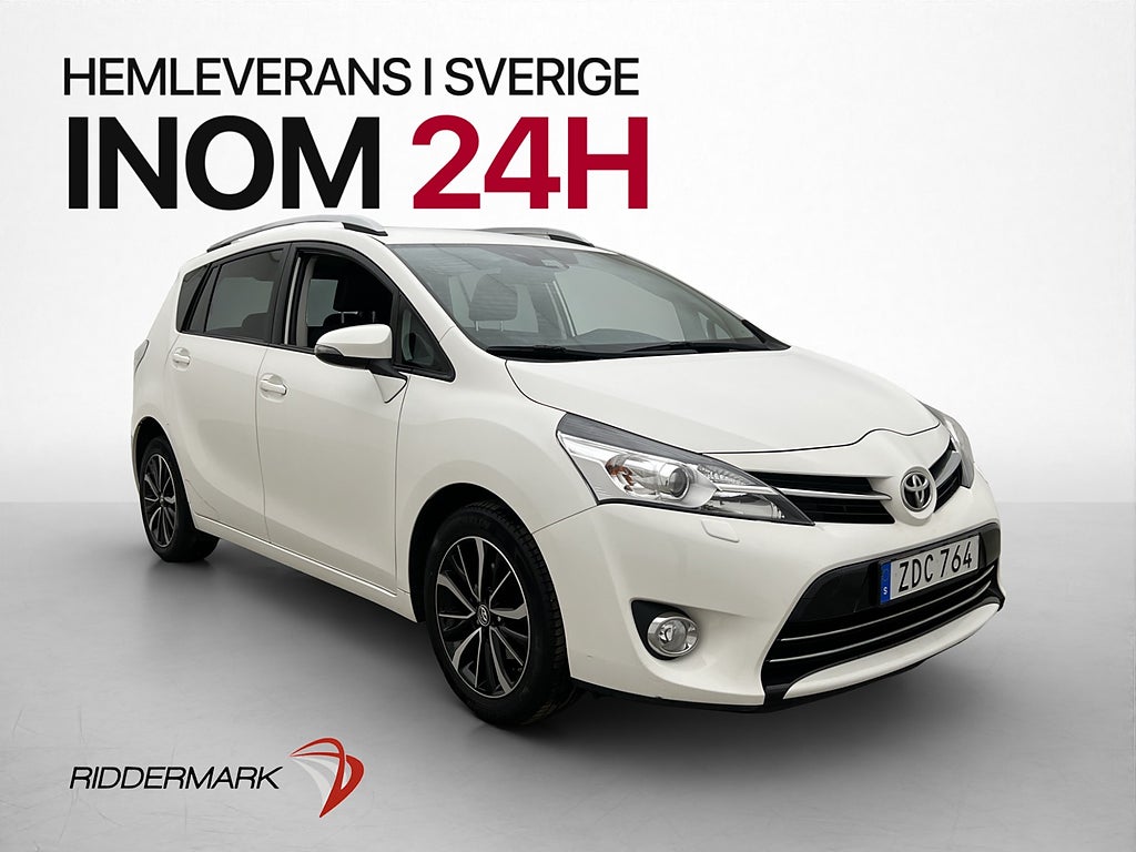 Toyota Verso 147hk Intense Edition 7-Sits Kamera Halvskinn
