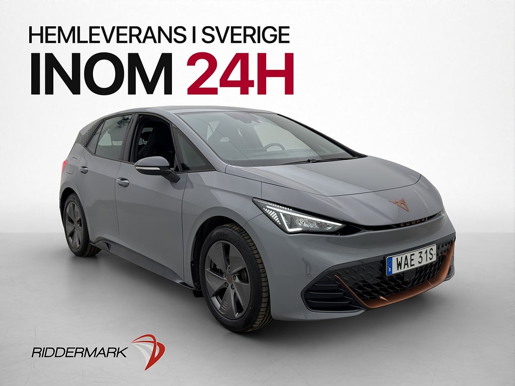 Cupra Born 58 204hk Värmare Kamera CarPlay Navi MOMS