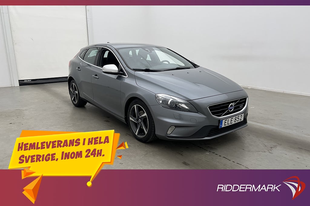 Volvo V40 D2 115hk R-Design Värmare Dragkrok Sensorer