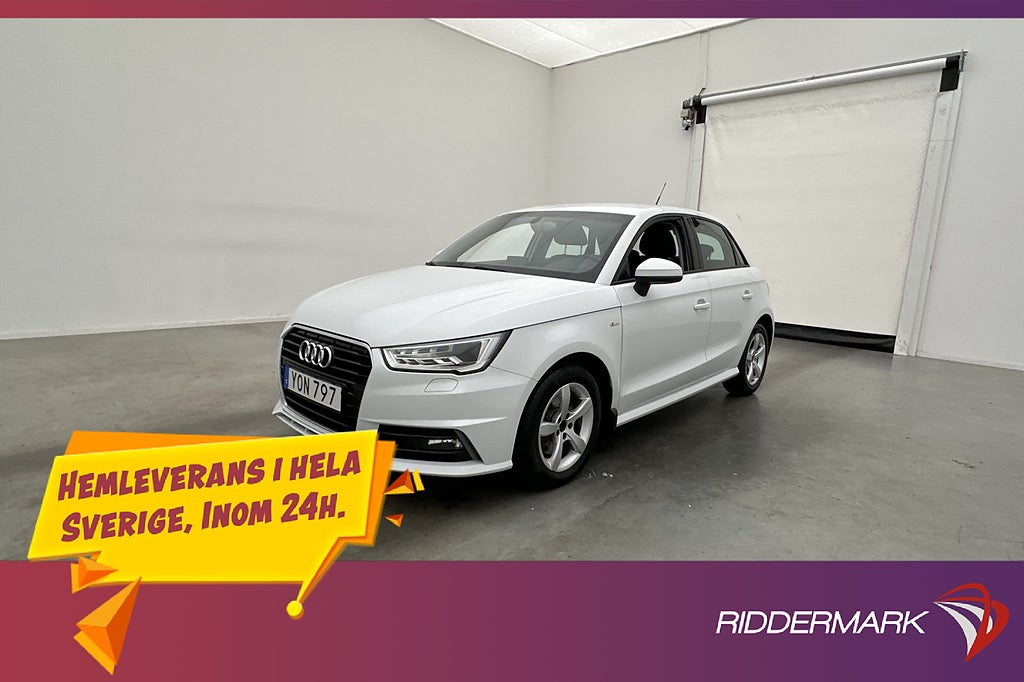 Audi A1 Sportback 1.4 TFSI 125hk S-Line Bluetooth Låg-Skatt