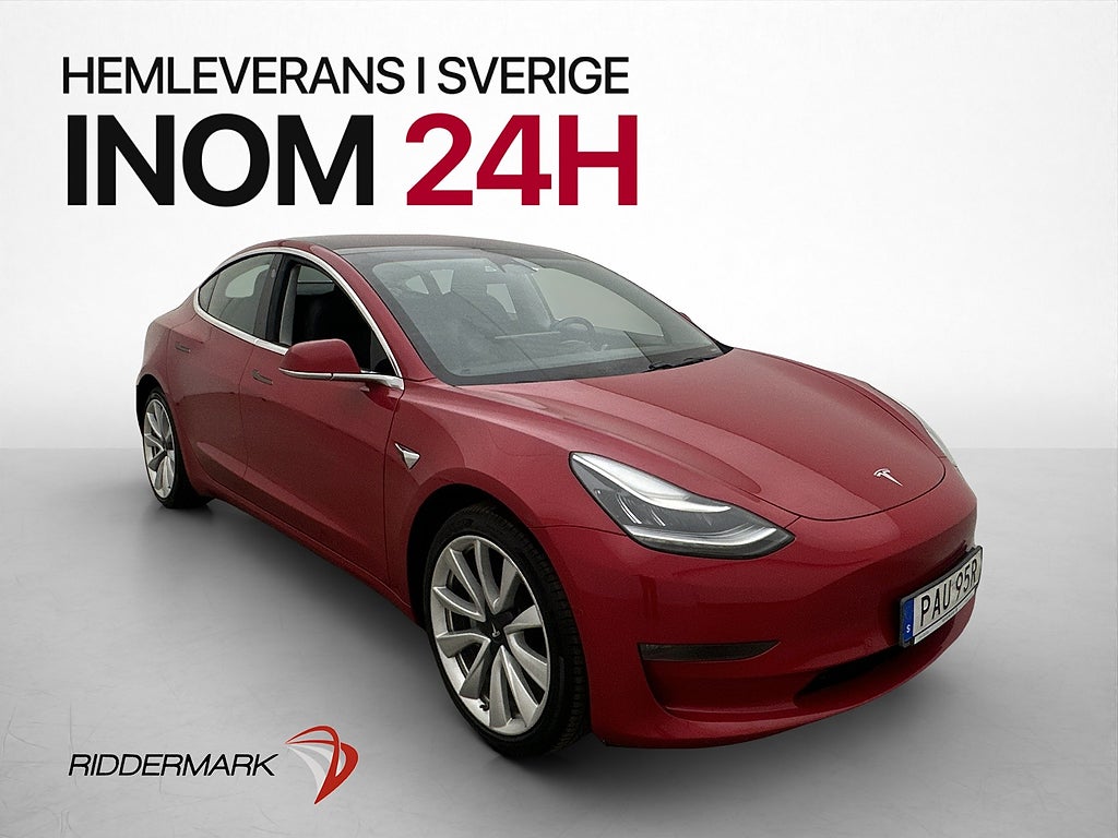 Tesla Model 3 Long Range AWD 440hk Pano Kamera Navi AP