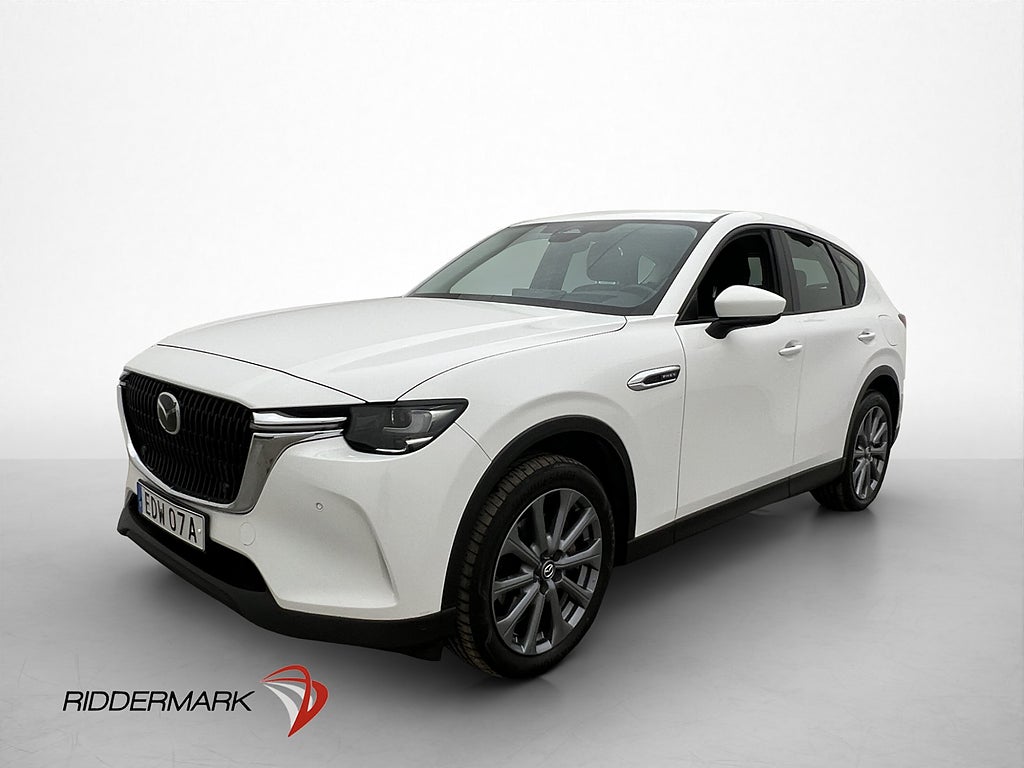Mazda CX-60 PHEV AWD 327hk Cockpit Kamera HuD Navi Moms Drag