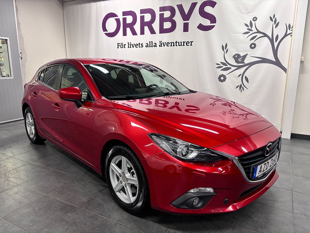 Mazda 3 Sport 2.2 SKYACTIV-D Vision Drag V-Hjul M-Vämare Gps