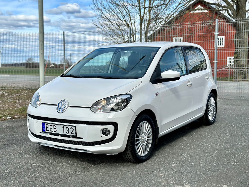 Volkswagen UP! ! 1.0 EcoFuel Driver assist 68hk, 1 Ägare 