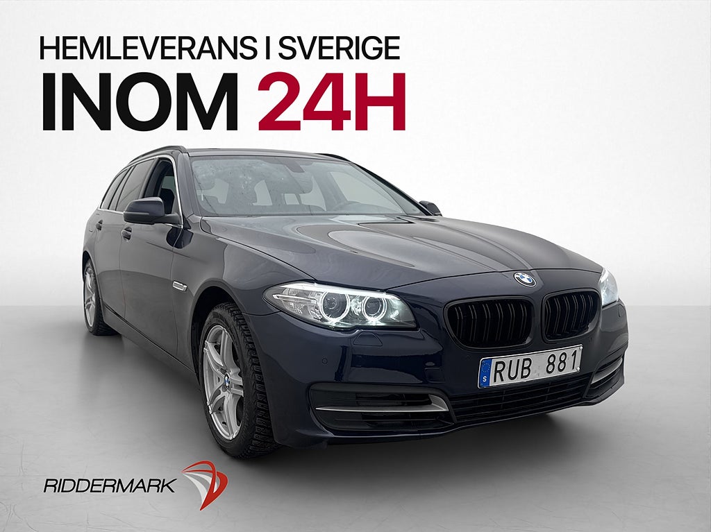 BMW 520 d 184hk xDrive Skinn Bluetooth Farthållare