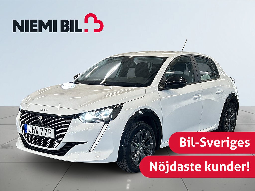Peugeot E-208 S&V-hjul/Psens/Farthållare/Röststyrning/Bluetooth