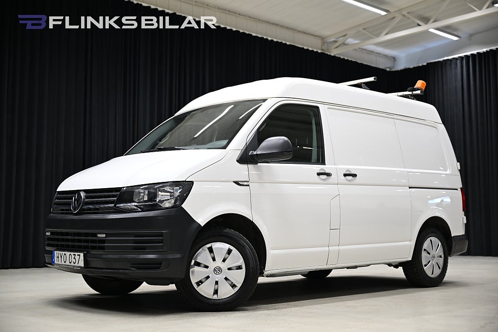 Volkswagen Transporter DSG 140HK Högtak|Inredd|Dubbeldörr|Drag|Värmare|Leasbar