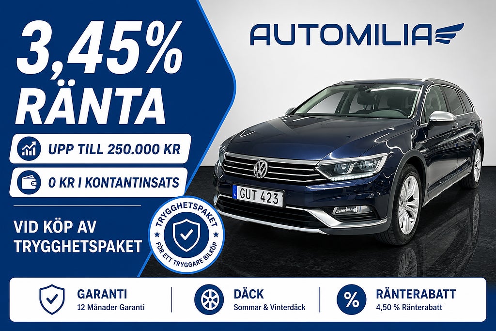 Volkswagen Passat Alltrack 2.0 TDI Alltrack,Backkamera, SUPERLÅG RÄNTA 3,45%