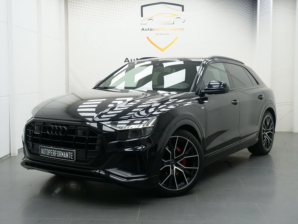 Audi Q8 50 TDI Q S Line Matrix B&O L-Fjädring Värm 286hk  