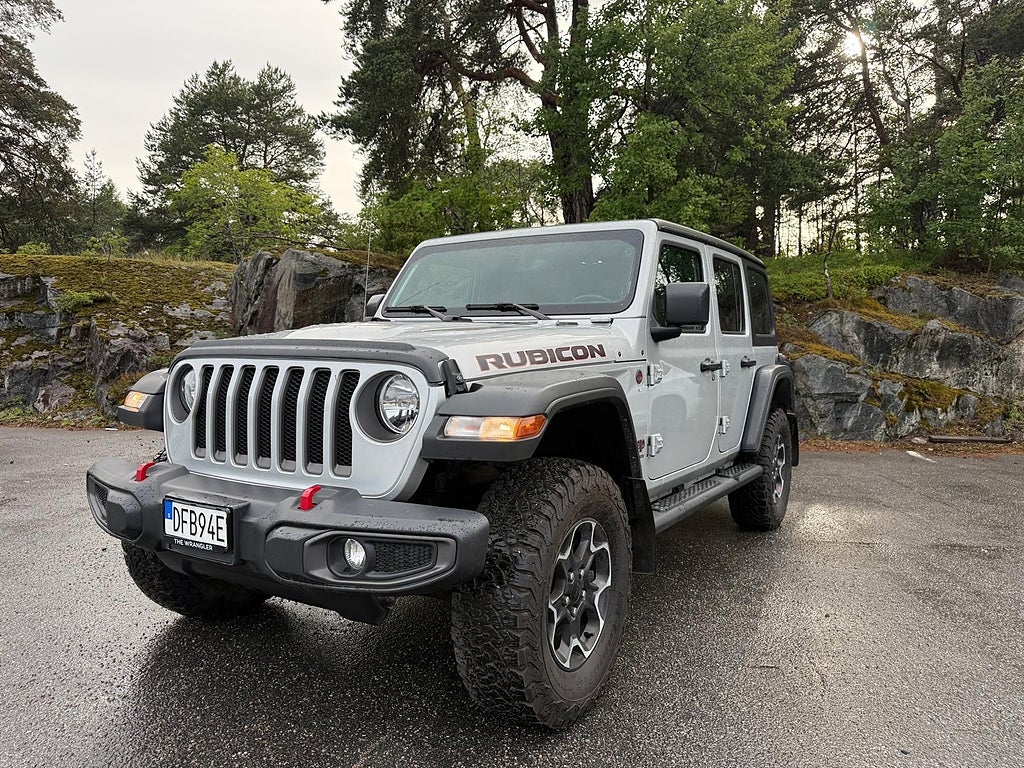 Jeep Wrangler Unlimited 3.6 V6 4WD Rubicon Dragkrok/Alpine/Nyskick 