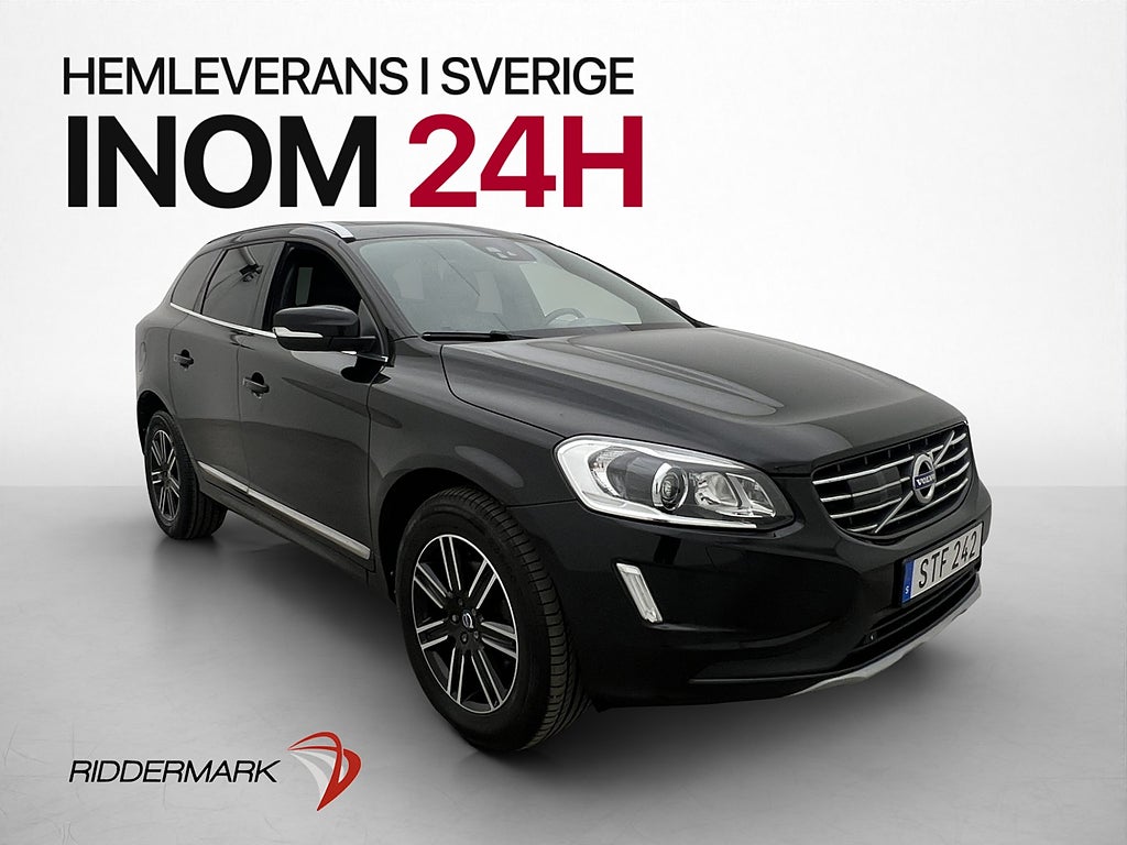 Volvo XC60 D4 AWD Classic Summum VOC Pano Kamera Drag Skinn