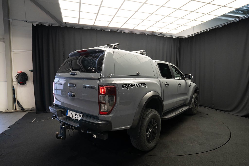 Ford ranger Raptor KÅPA D-VÄRMARE DRAG KAMERA 1-ÄGARE MOMS 213hk