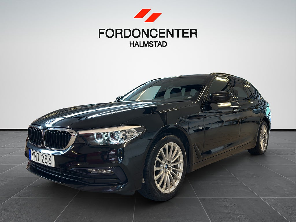 BMW 520d xDrive 190hk Touring Sport line Eu6, 360°|Skinn|Drag