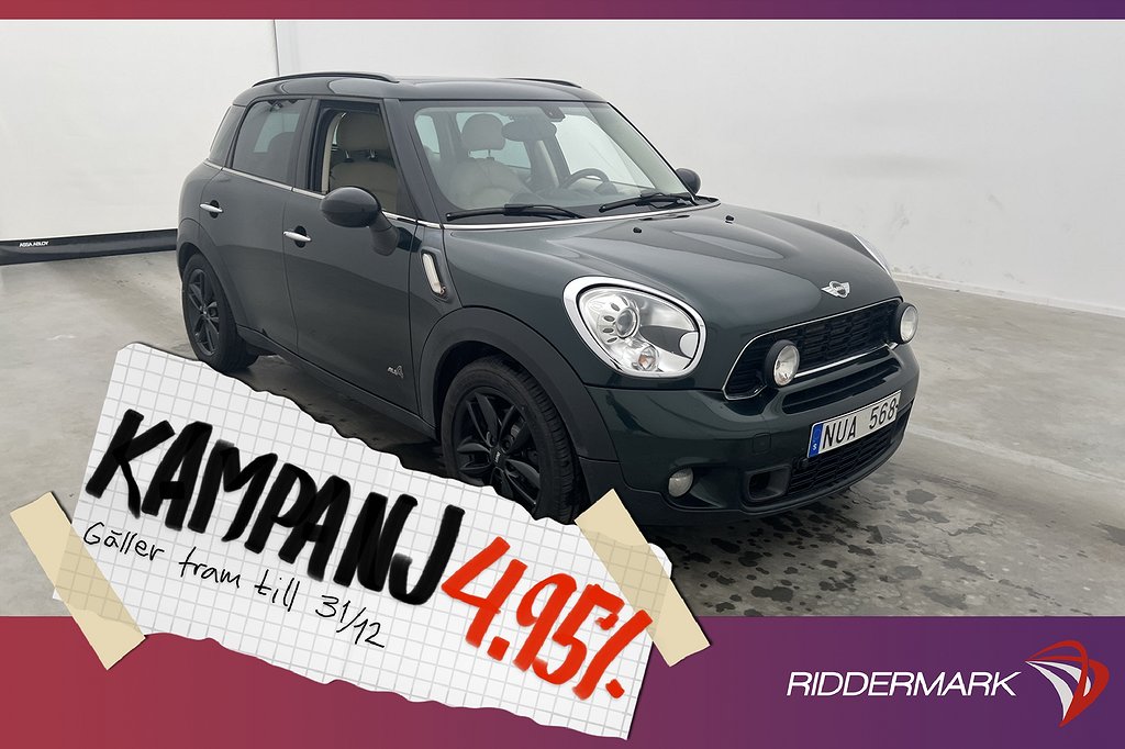 MINI Countryman SD ALL4 143hk Chili Pano H/K Vär 4,95% Ränta