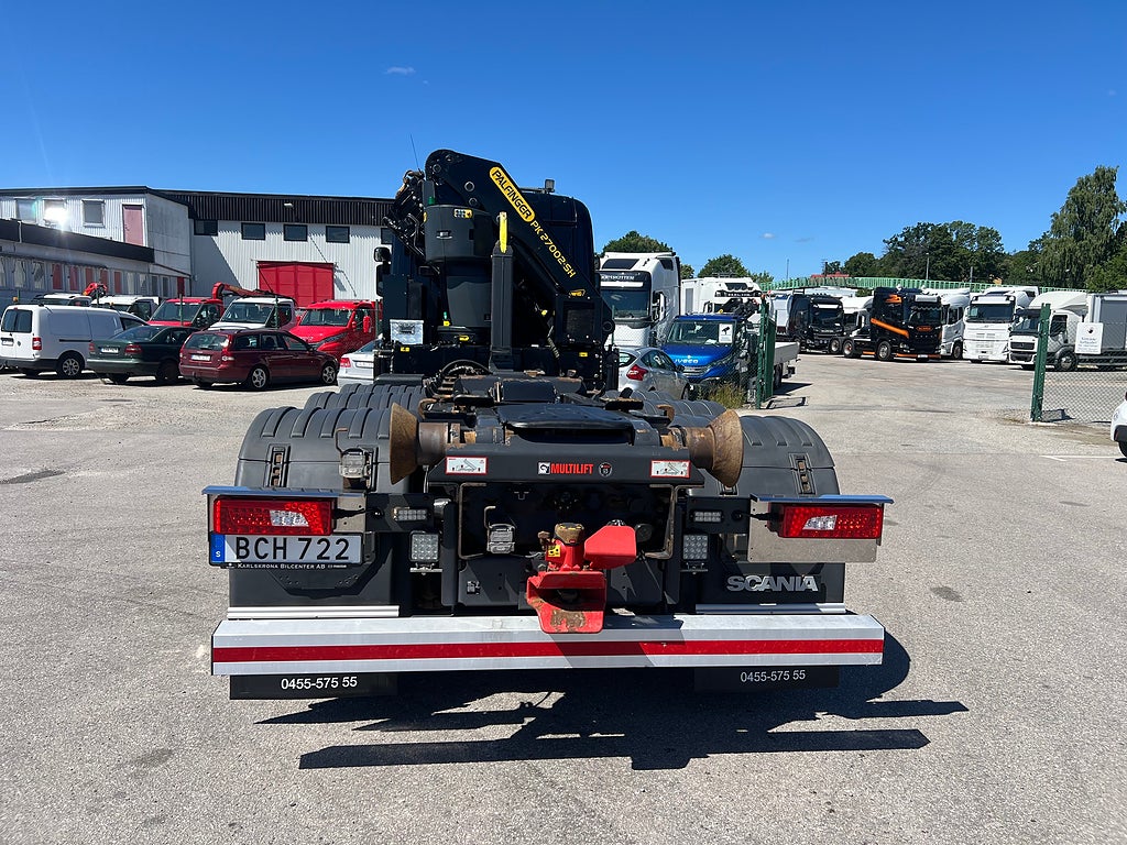Scania R490 8x4*4 Tridem Kranväxlare, Palfinger 27002 Kran