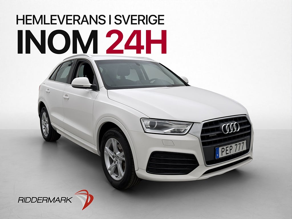 Audi Q3 2.0 TDI Quattro 150hk Proline P-Sensorer 0.50l/mil
