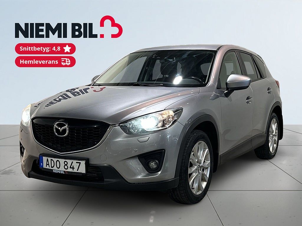 Mazda CX-5 2.2 SKYACTIV-D AWD Drag Skinn Psens Mvärm GPS S/V-hjul