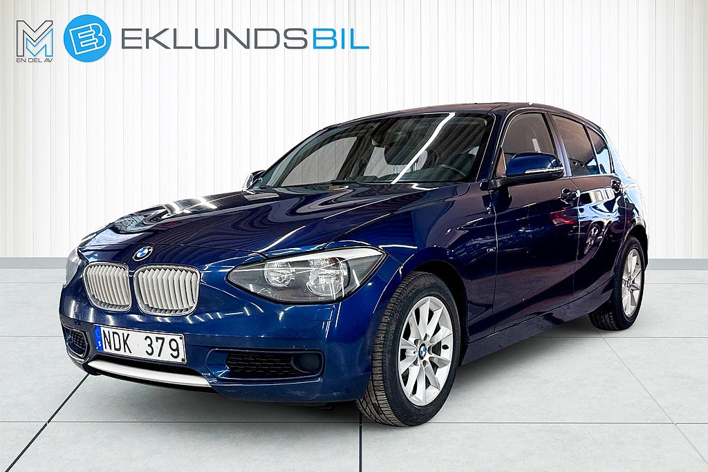 BMW 118d 2-ägare Automat Urban Line PDC PDC Bluetooth 143hk 