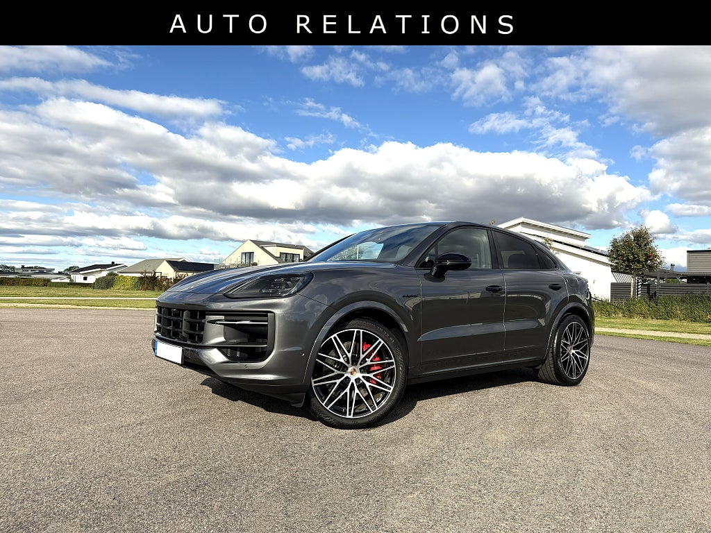 Porsche Cayenne S E-Hybrid 519Hk Coupé MOMS Svensksåld 1 Ägare