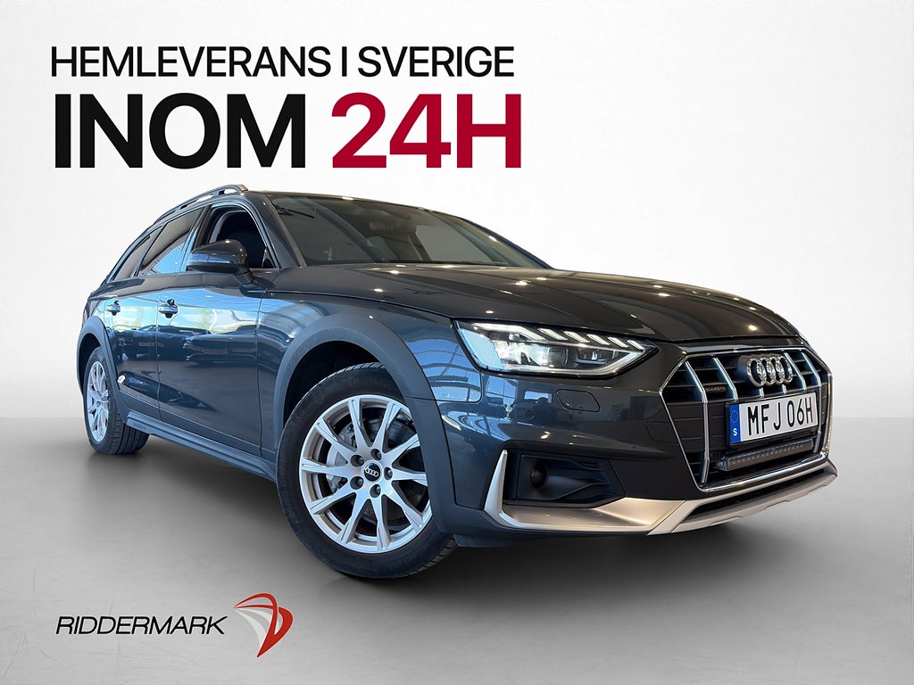 Audi A4 Allroad 40 TDI Quattro Värmare Drag MATRIX Ledramp