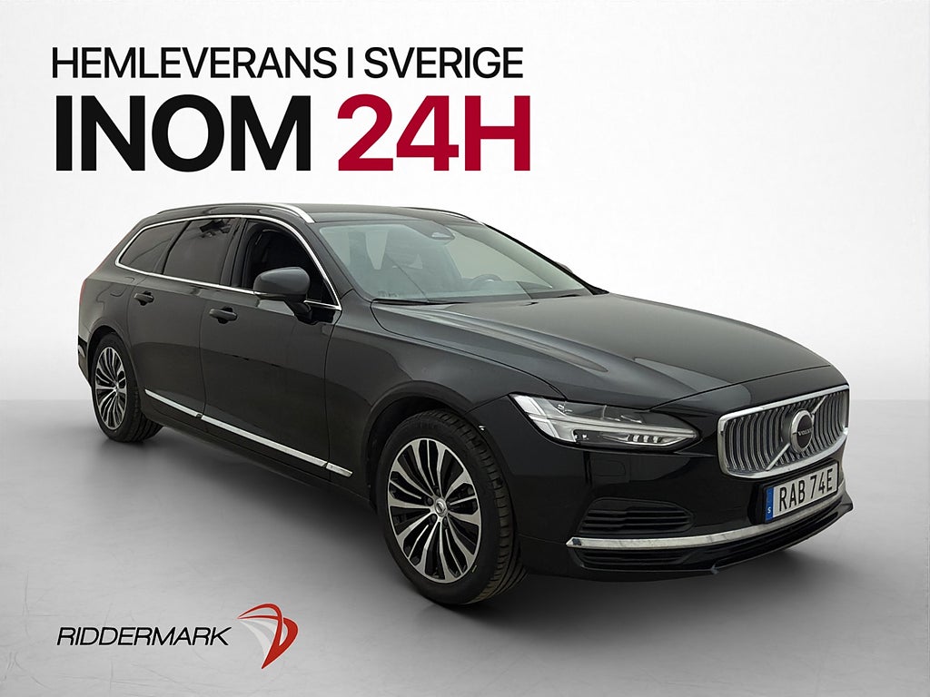 Volvo V90 Recharge T6 AWD Core Bright Kamera Värmare Drag