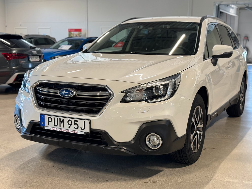 Subaru Outback 2.5 4WD AUT 360° NYSERVAD PEARLWHITE LÄDER